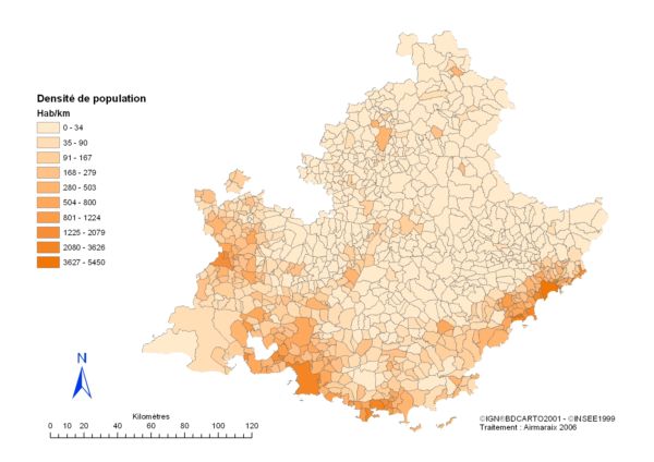 Répartition de la population